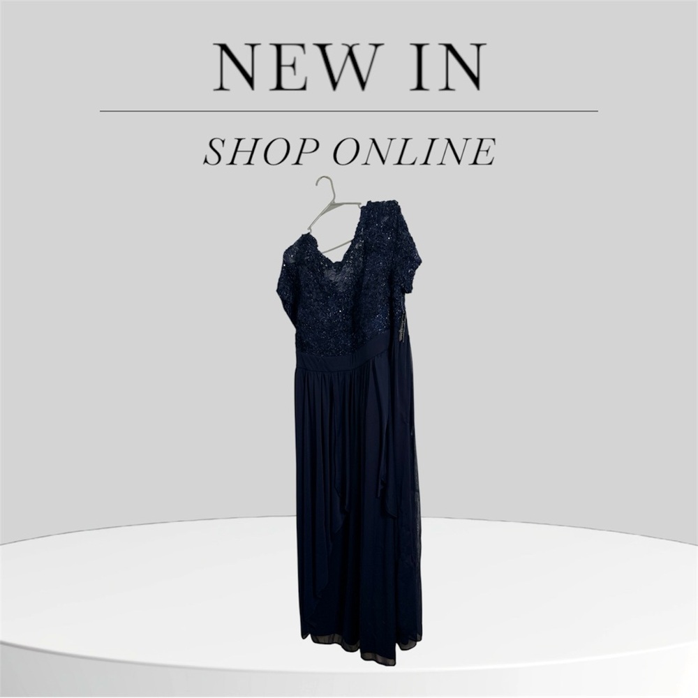 R & M Richards Navy Dress
